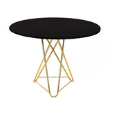 Salina Black Marble Dining Table